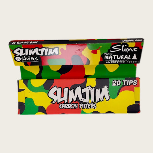 SLIMJIM SKINS NATURAL PAPERS & TIPS - CANNACON - THAILANDS PREMIUM CANNABIS DELIVERY