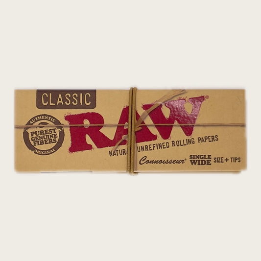 RAW CLASSIC SINGLE WIDE PAPERS - CANNACON - THAILANDS PREMIUM CANNABIS DELIVERY
